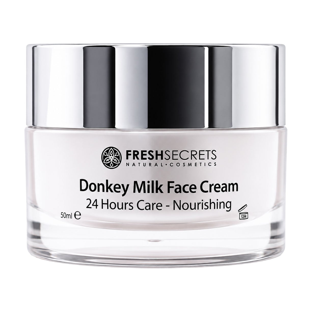 Живильний крем для обличчя Madis Fresh Secrets Donkey Milk Face Cream 24 Hours Care Nourishing, 50 мл